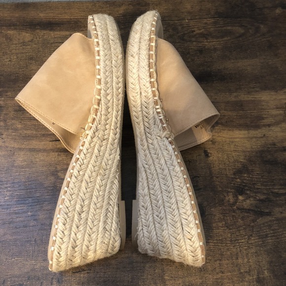 Catherine Malandrino Camey Espadrille 2.5" Wedge Sandals Women Size 9 Beige Tan - Picture 8 of 11